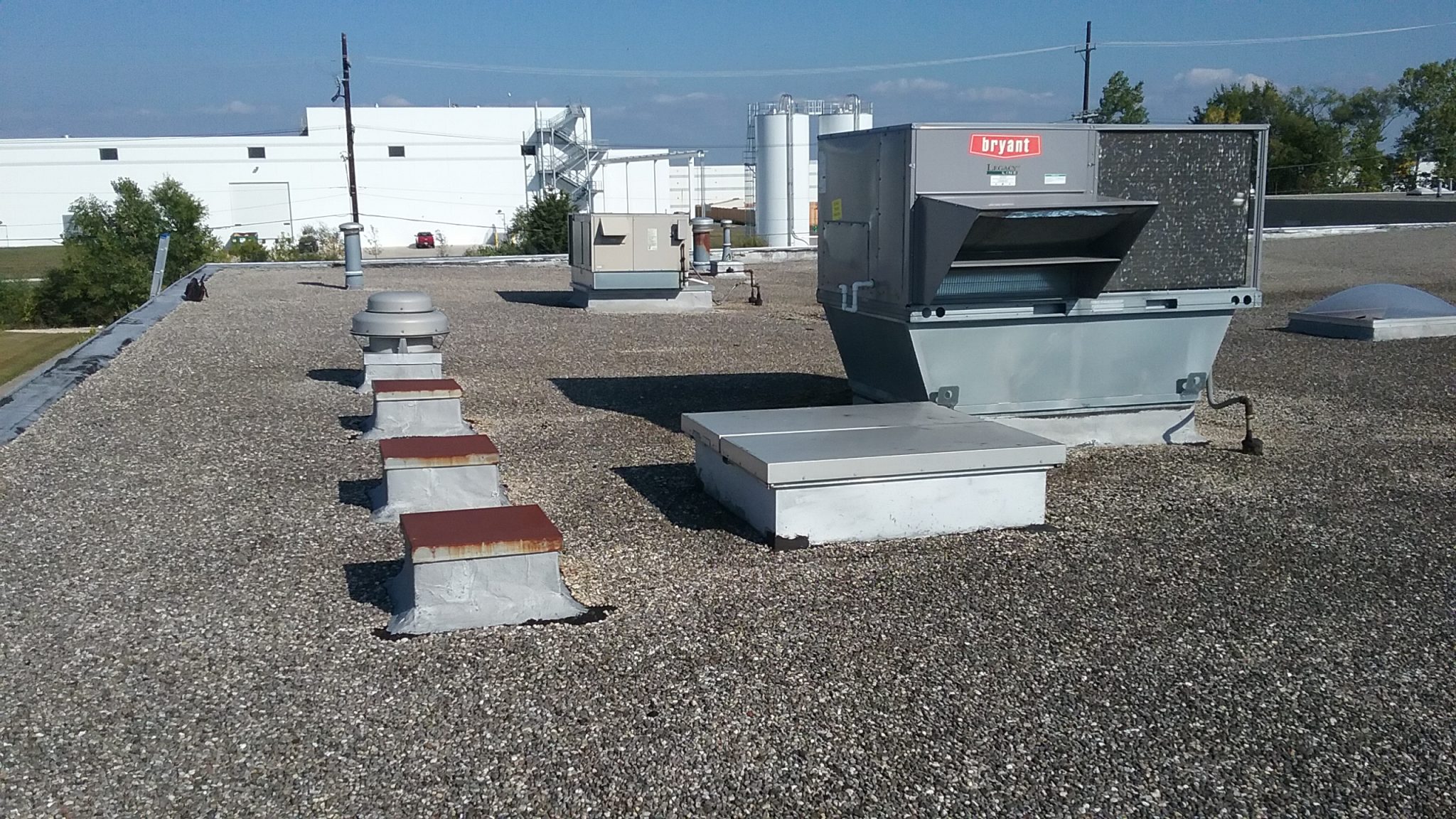 Commercial / Industrial Roof Repair Advanced Roofing & Woodworking, Inc.